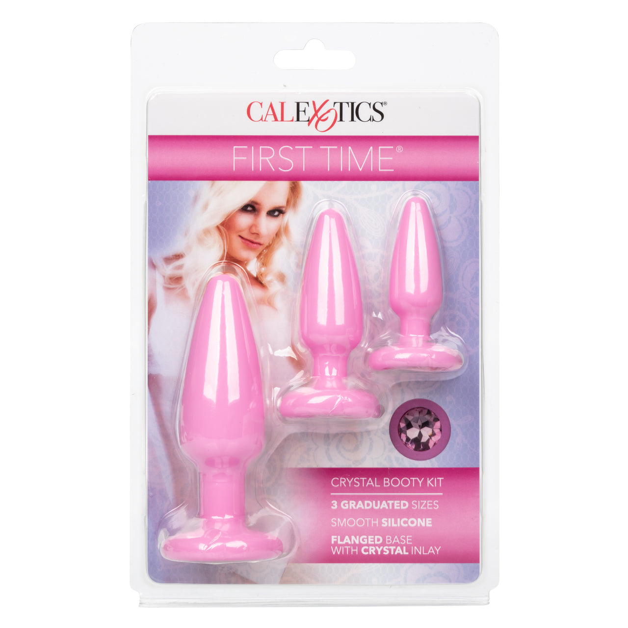 FIRST TIME CRYSTAL BOOTY KIT PINK