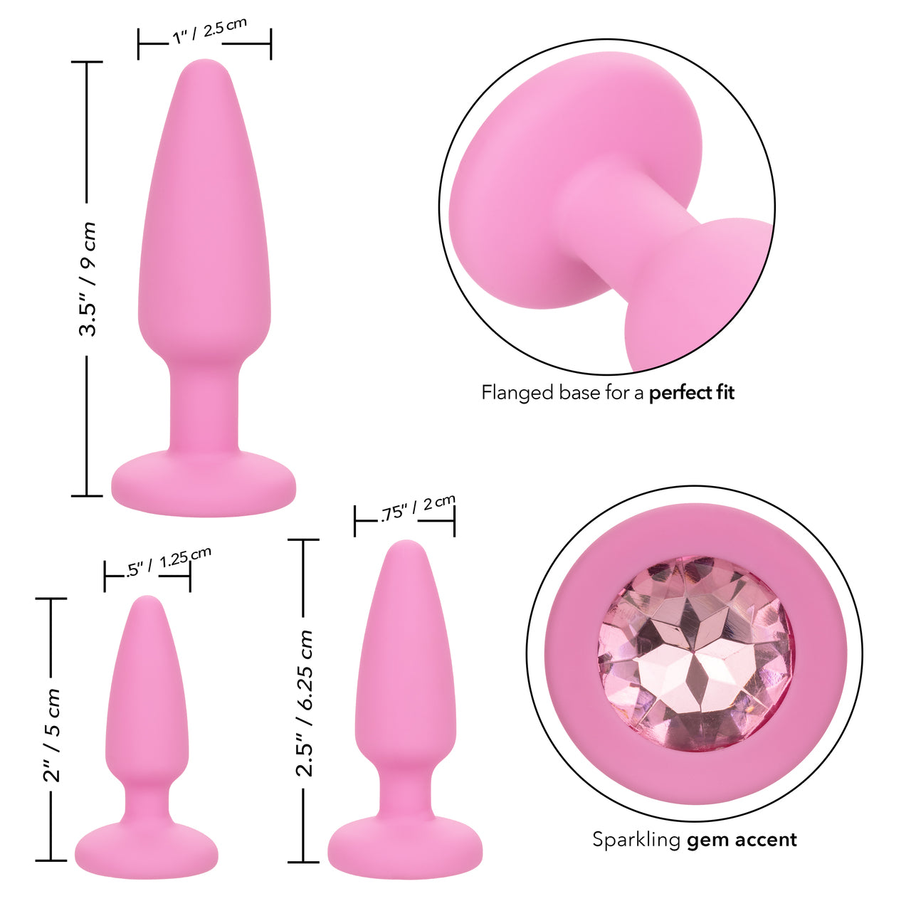 FIRST TIME CRYSTAL BOOTY KIT PINK