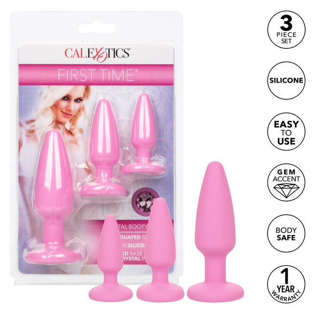 FIRST TIME CRYSTAL BOOTY KIT PINK