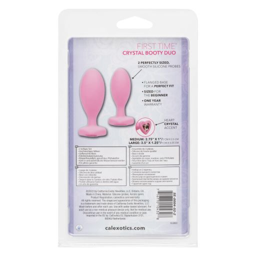 First Time Love Crystal Booty Duo – Pink