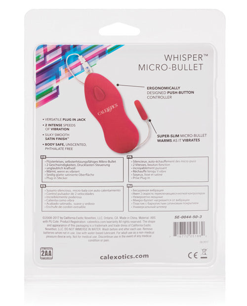 Whisper Micro Bullet – Pink