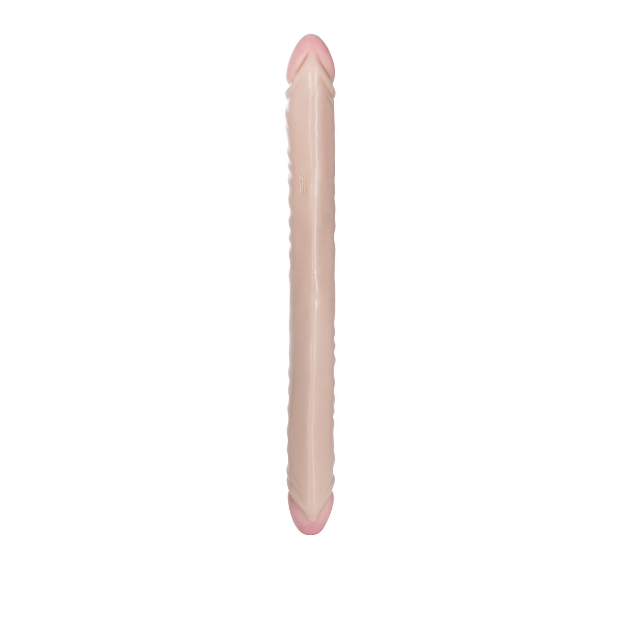 Ivory Duo Veined Double Dong 18"