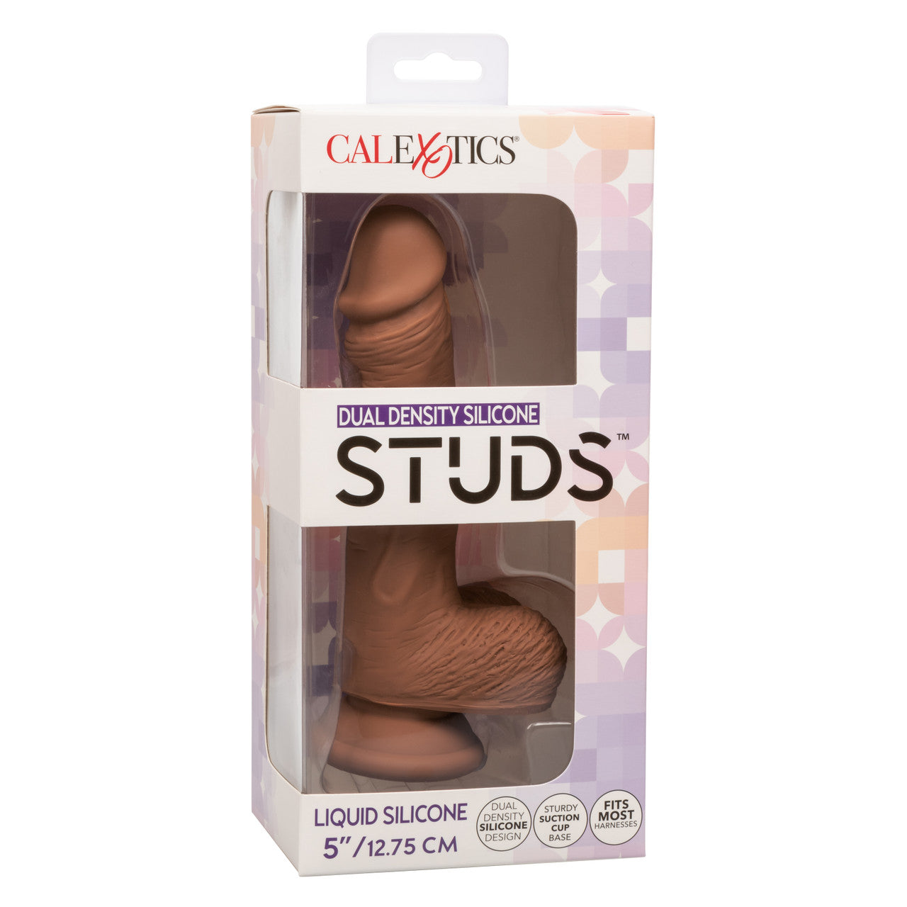 DUAL DENSITY SILICONE STUD 5IN BROWN