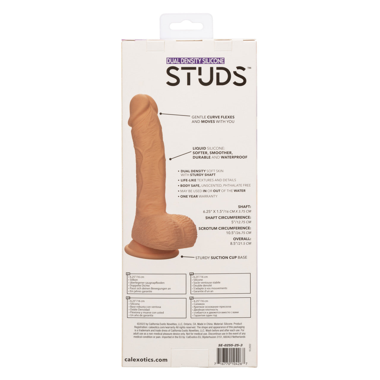 DUAL DENSITY SILICONE STUD 6.25IN IVORY