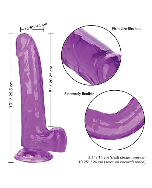 SIZE QUEEN 8IN PURPLE
