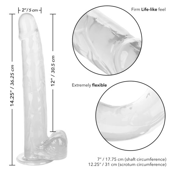 SIZE QUEEN 12IN CLEAR