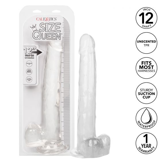 SIZE QUEEN 12IN CLEAR