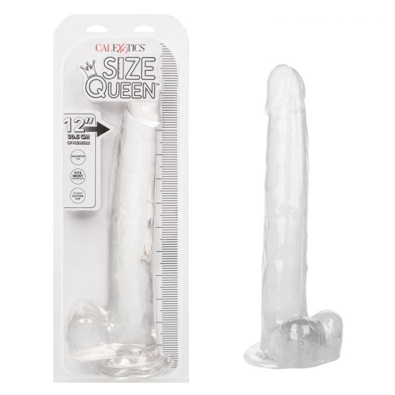 Size Queen 12" – Clear