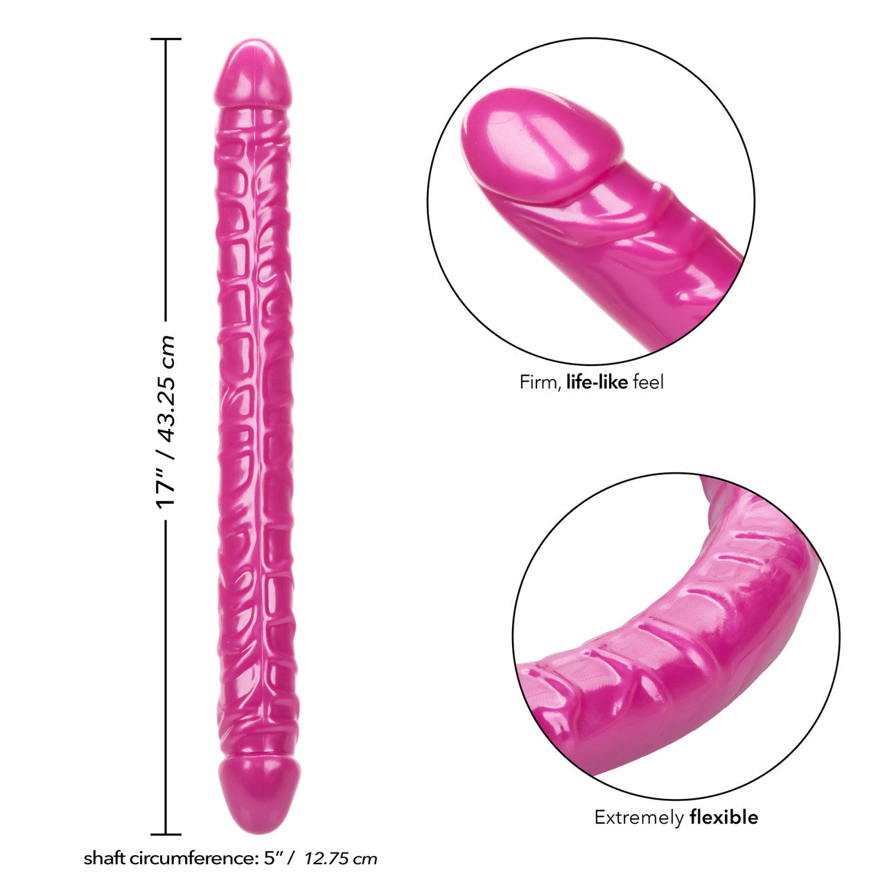 Size Queen 17" – Pink