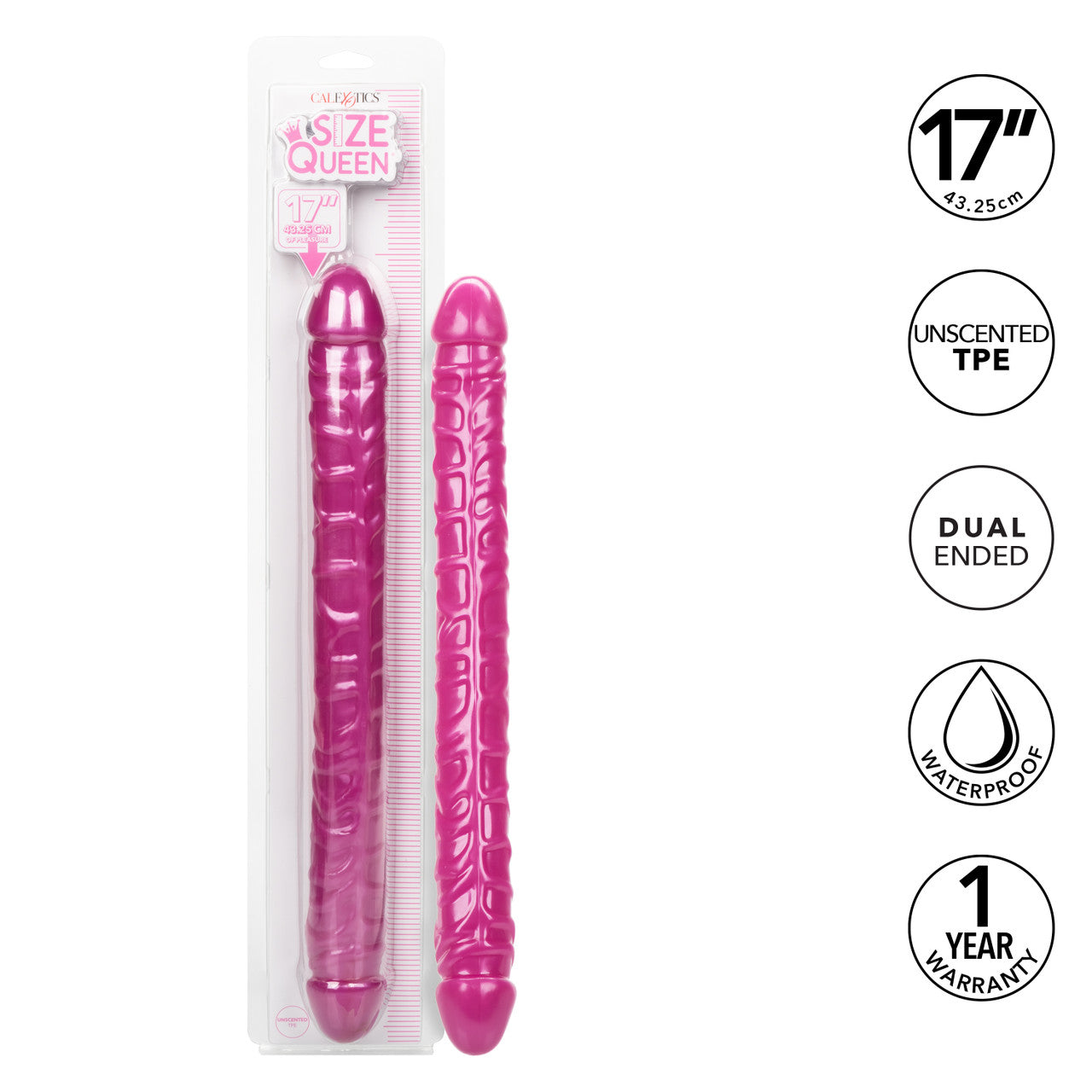 Size Queen 17" – Pink