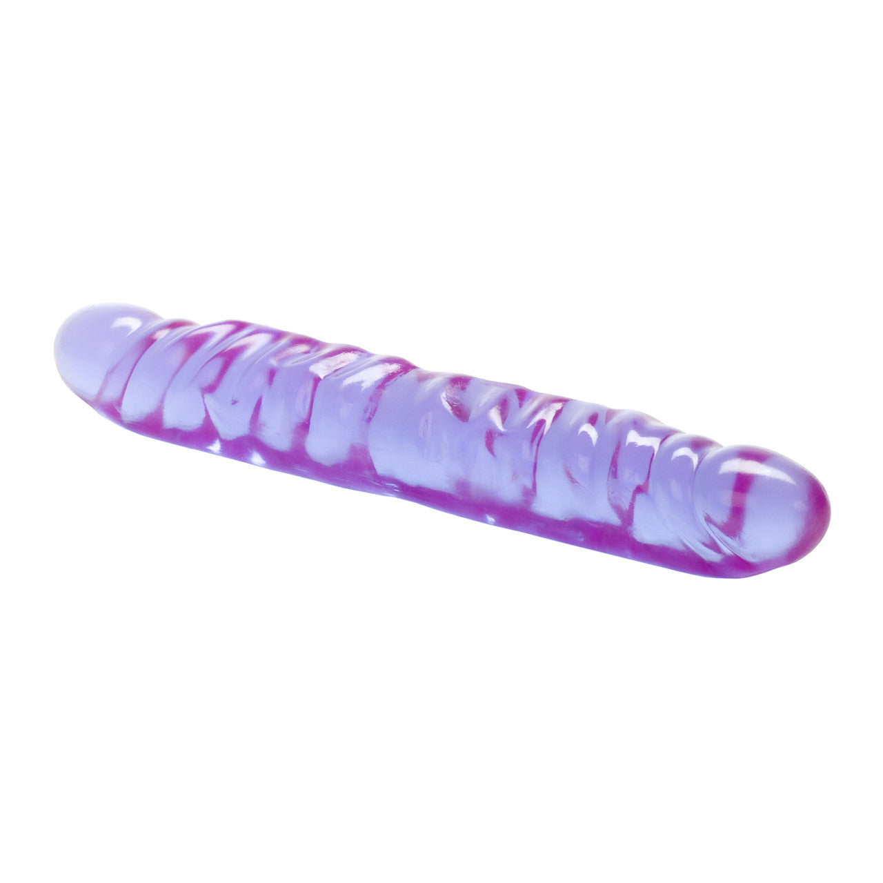 Reflective Gel Veined Double Dong 12"