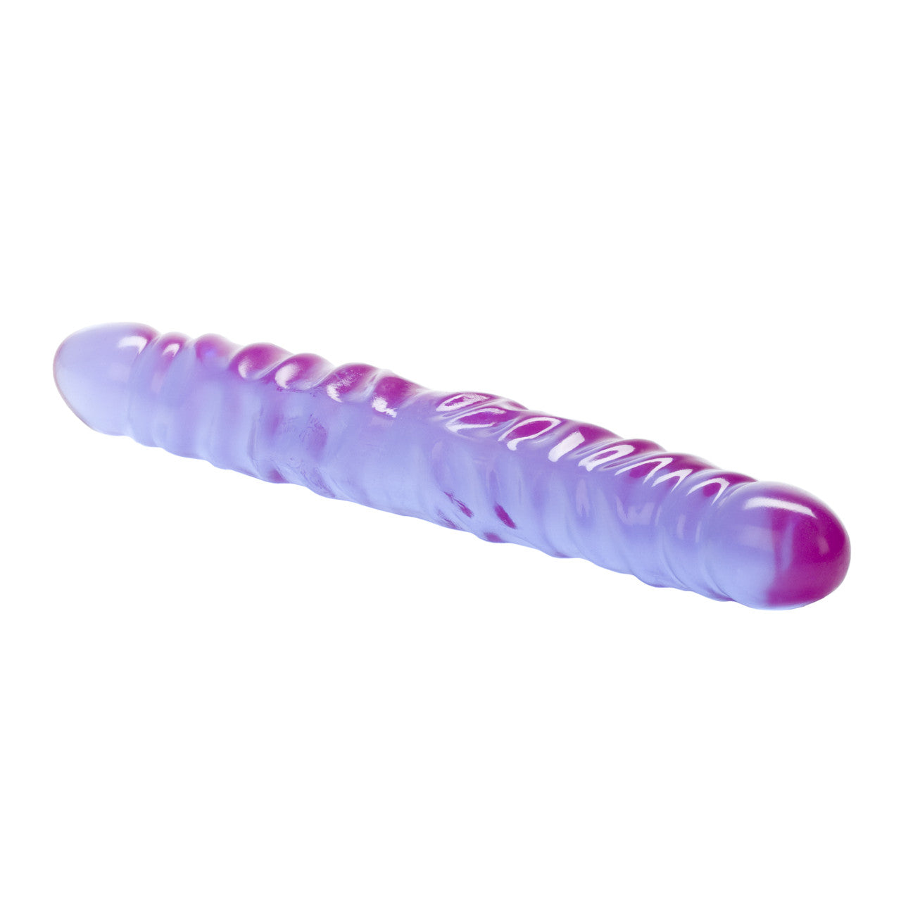 Reflective Gel Veined Double Dong 12"