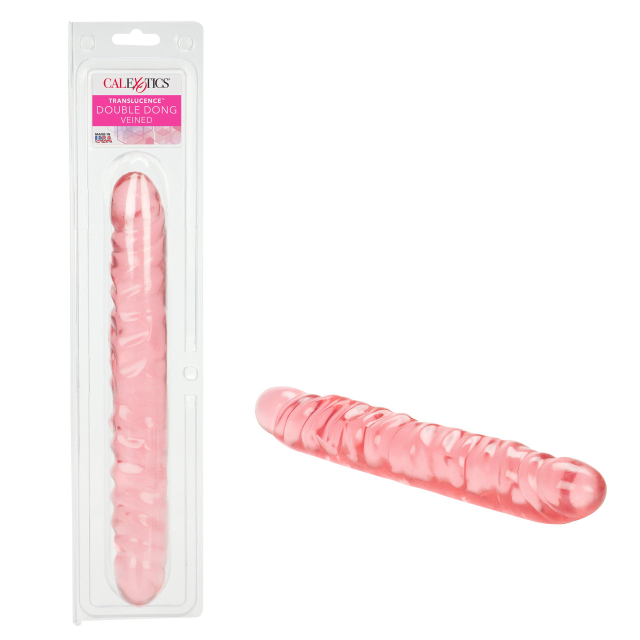 Translucence Veined Double Dong 12"