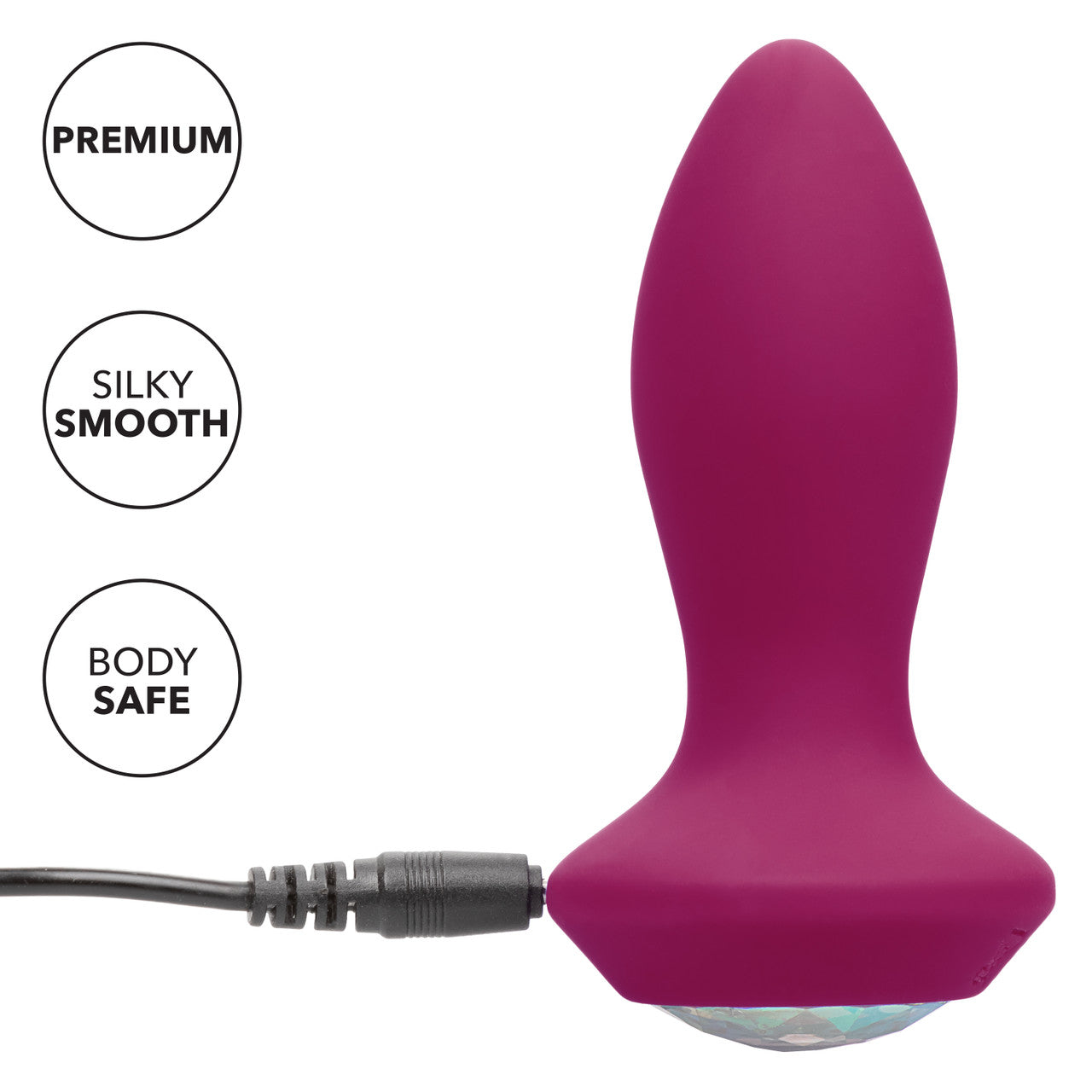 Power Gem Vibrating Petite Crystal Probe – Purple
