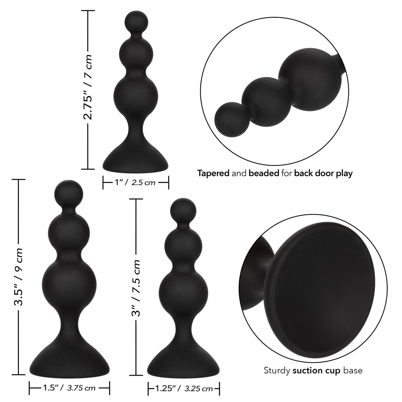 SILICONE BEADED ANAL KIT