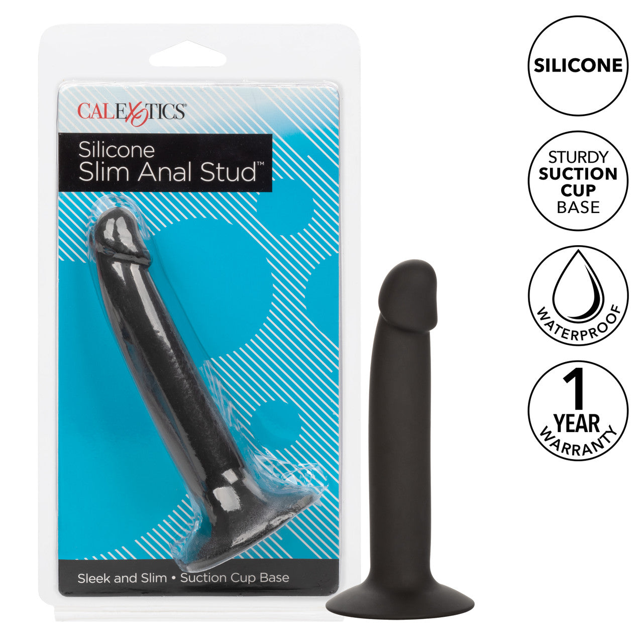 SILICONE SLIM ANAL STUD