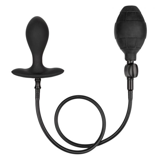 WEIGHTED SILICONE INFLATABLE BUTT PLUG