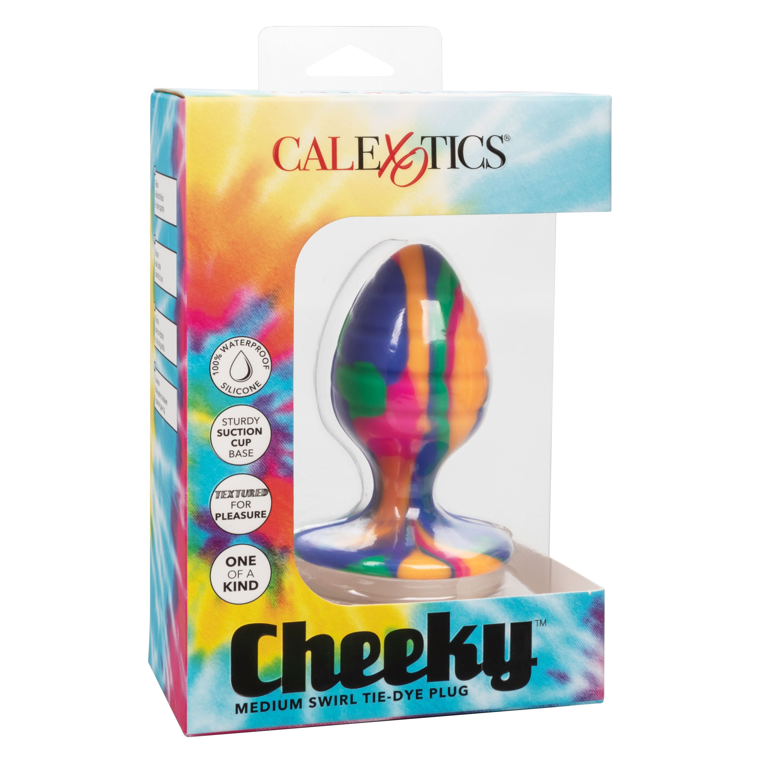 Cheeky Medium Swirl Tie Dye Plug