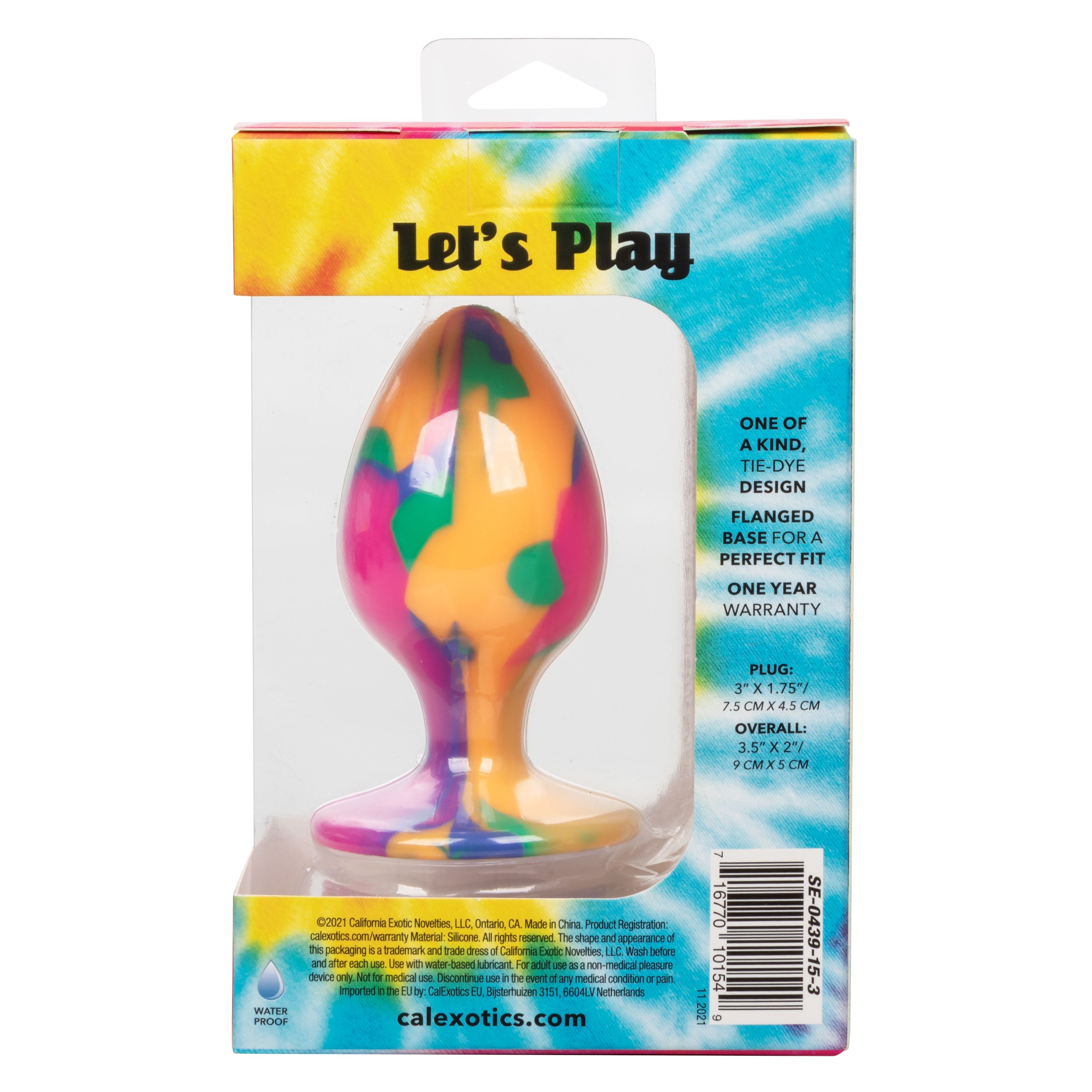 CHEEKY LARGE TIE DYE PLUG
