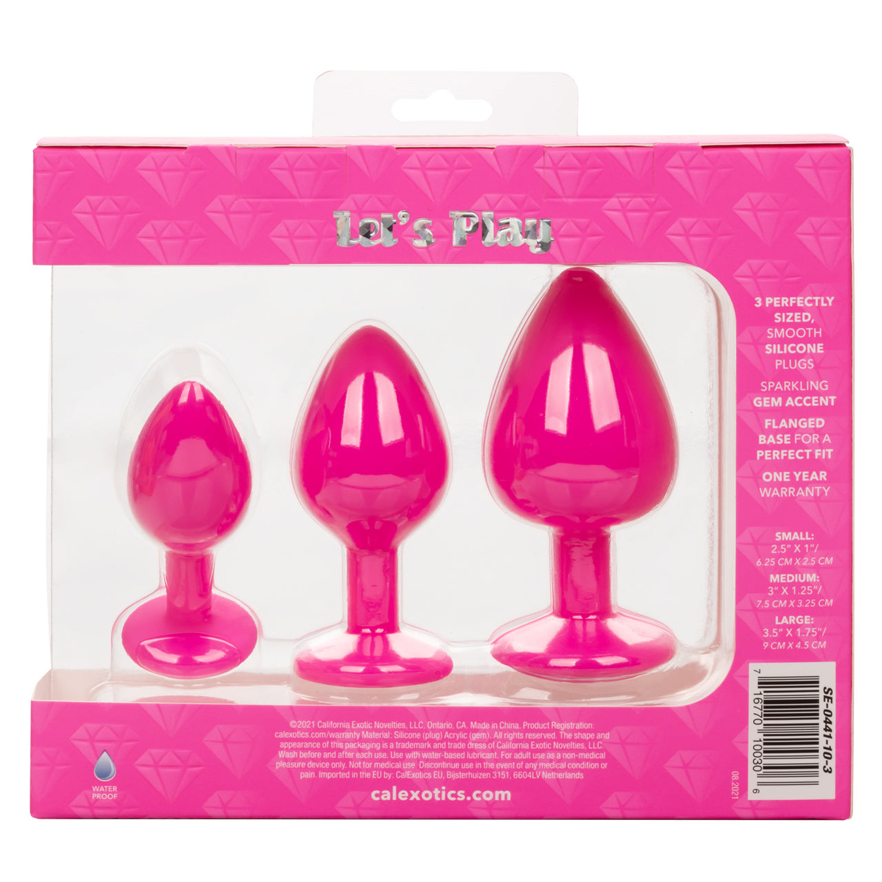 Cheeky Gems 3-Piece Set – Pink