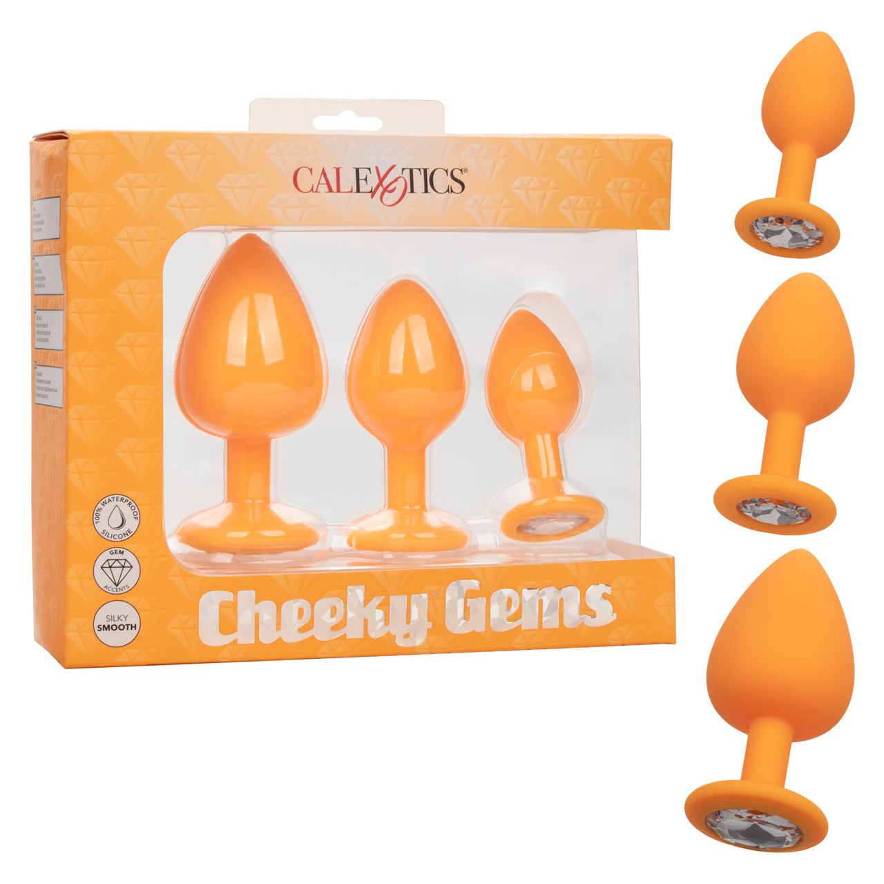 Cheeky Gems 3-Piece Set – Orange