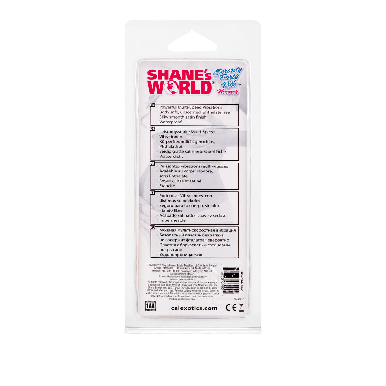 Shanes World Sorority Party Vibe Nooner – Pink