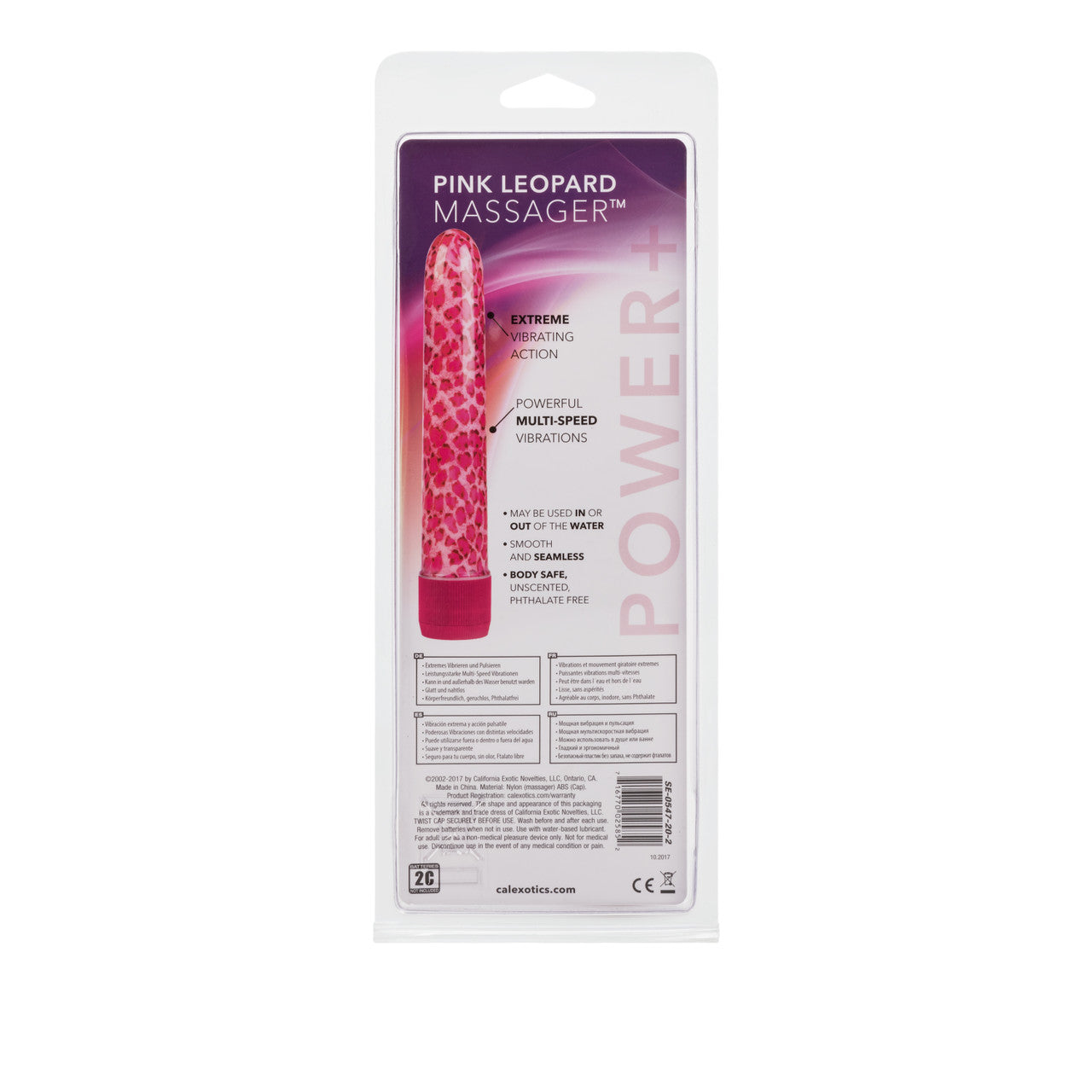 Pink Leopard Massager 6.5"