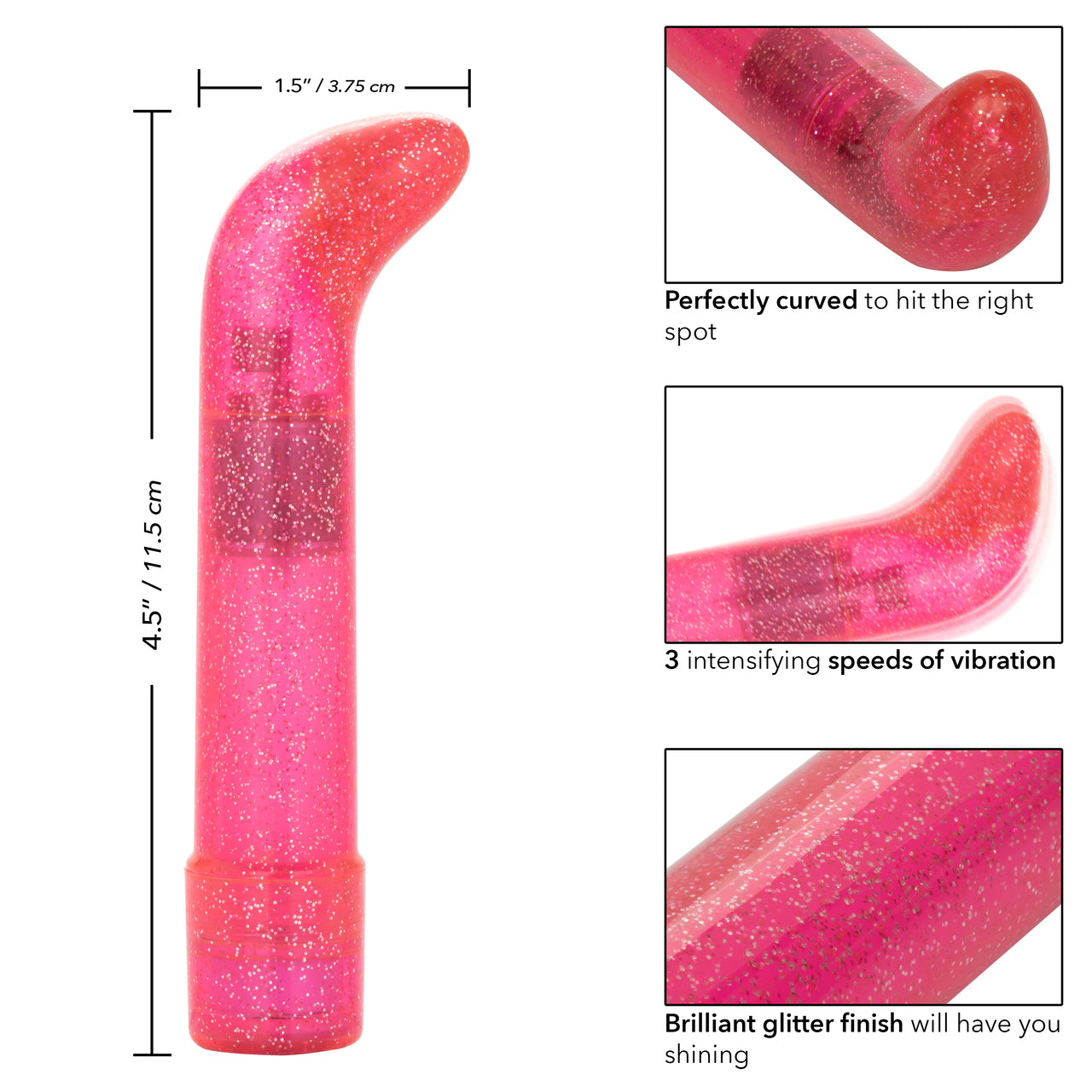 Sparkle Mini G-Vibe – Pink