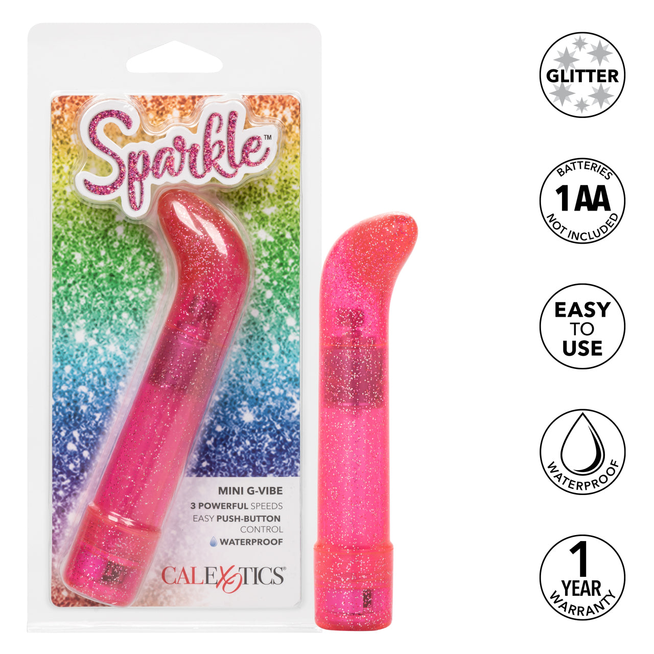 Sparkle Mini G-Vibe – Pink