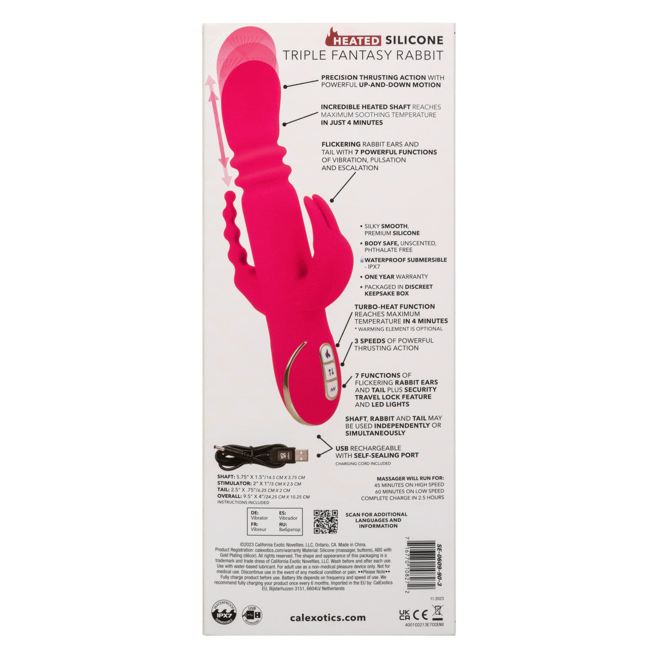 JACK RABBIT SIGNATURE HEATED TRIPLE FANTASY RABBIT