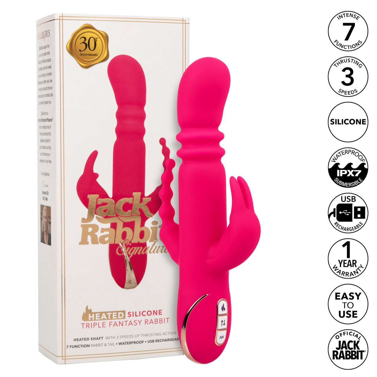 JACK RABBIT SIGNATURE HEATED TRIPLE FANTASY RABBIT