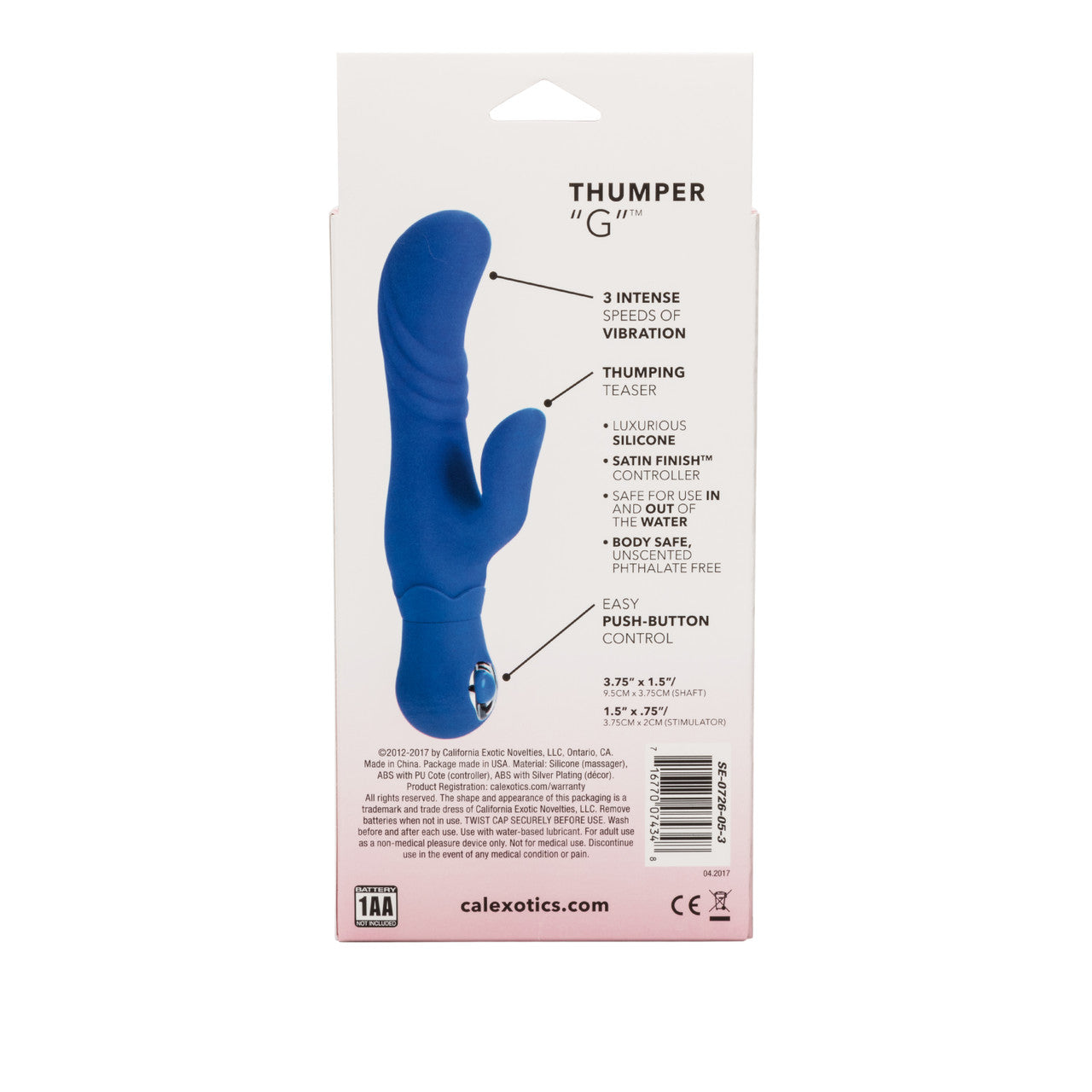 Posh Silicone Thump G – Blue