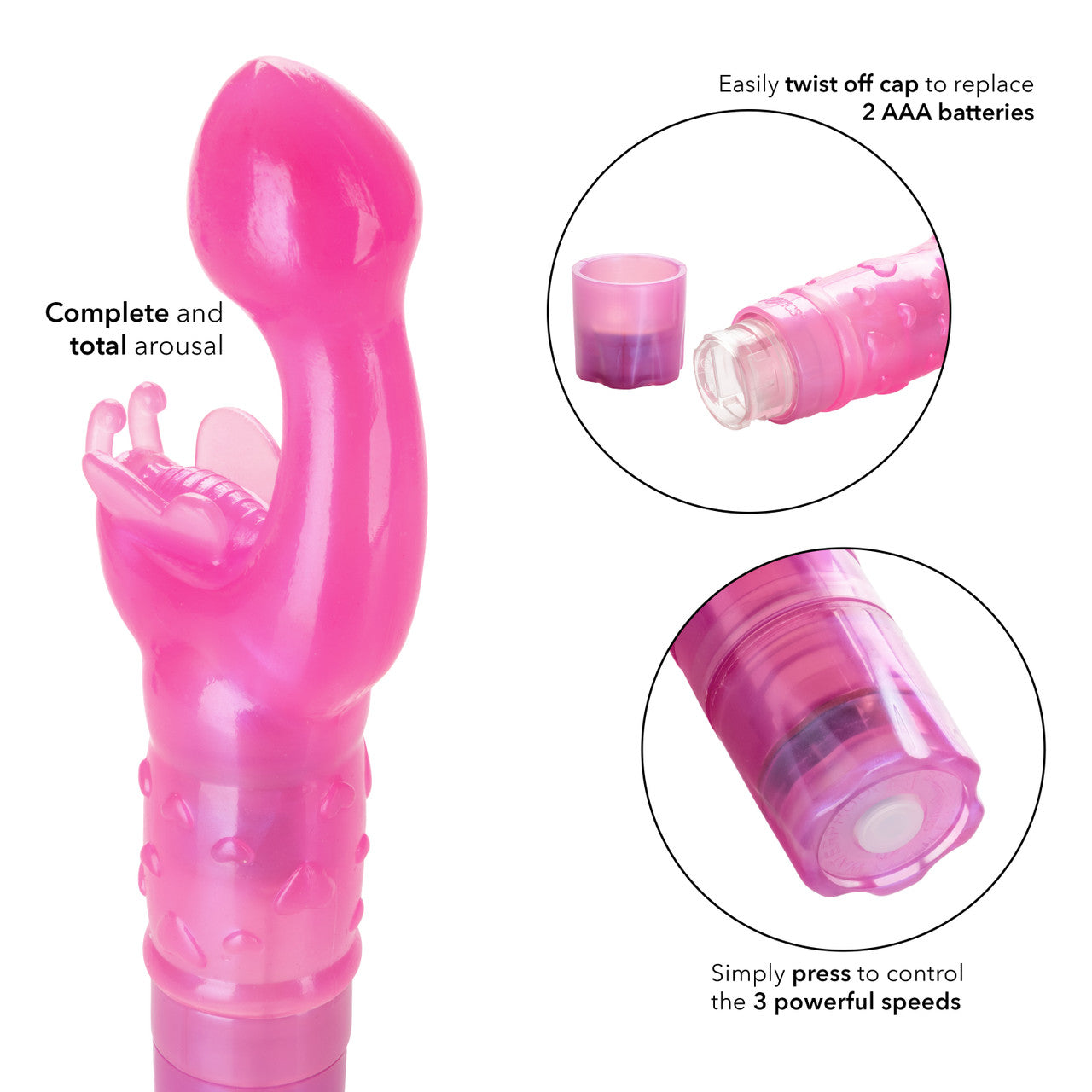 (BULK) BUTTERFLY KISS ORIGINAL PINK