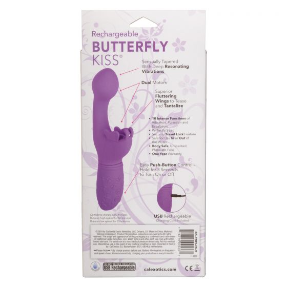 RECHARGEABLE BUTTERFLY KISS PURPLE