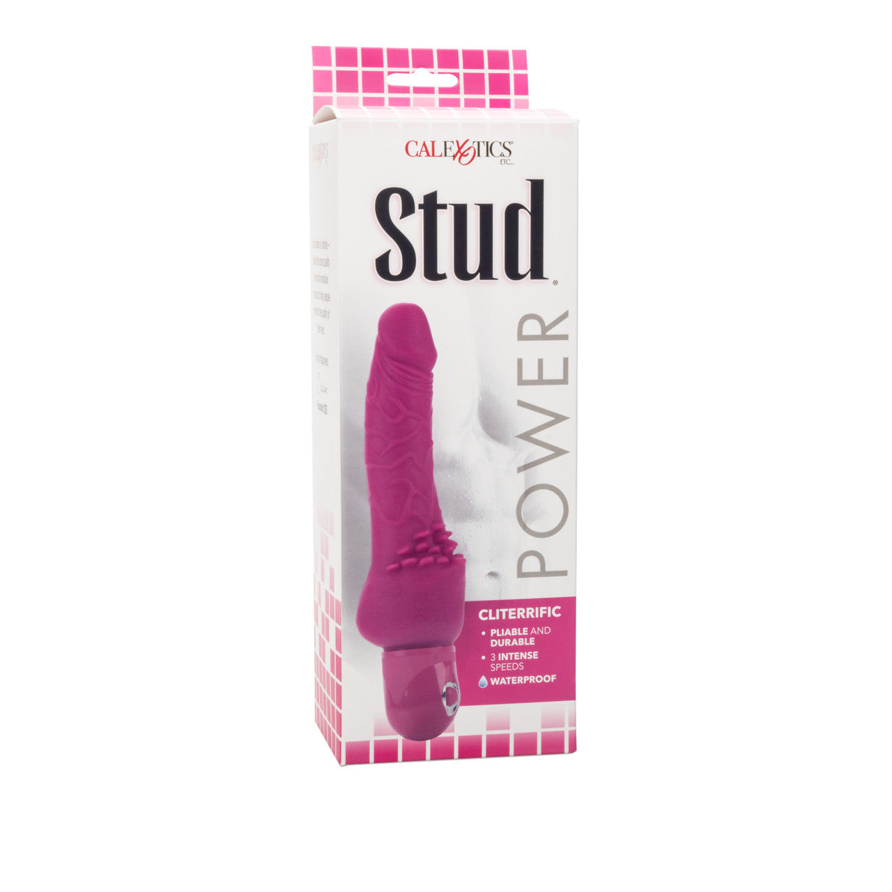 POWER STUD CLITTERIFIC PINK