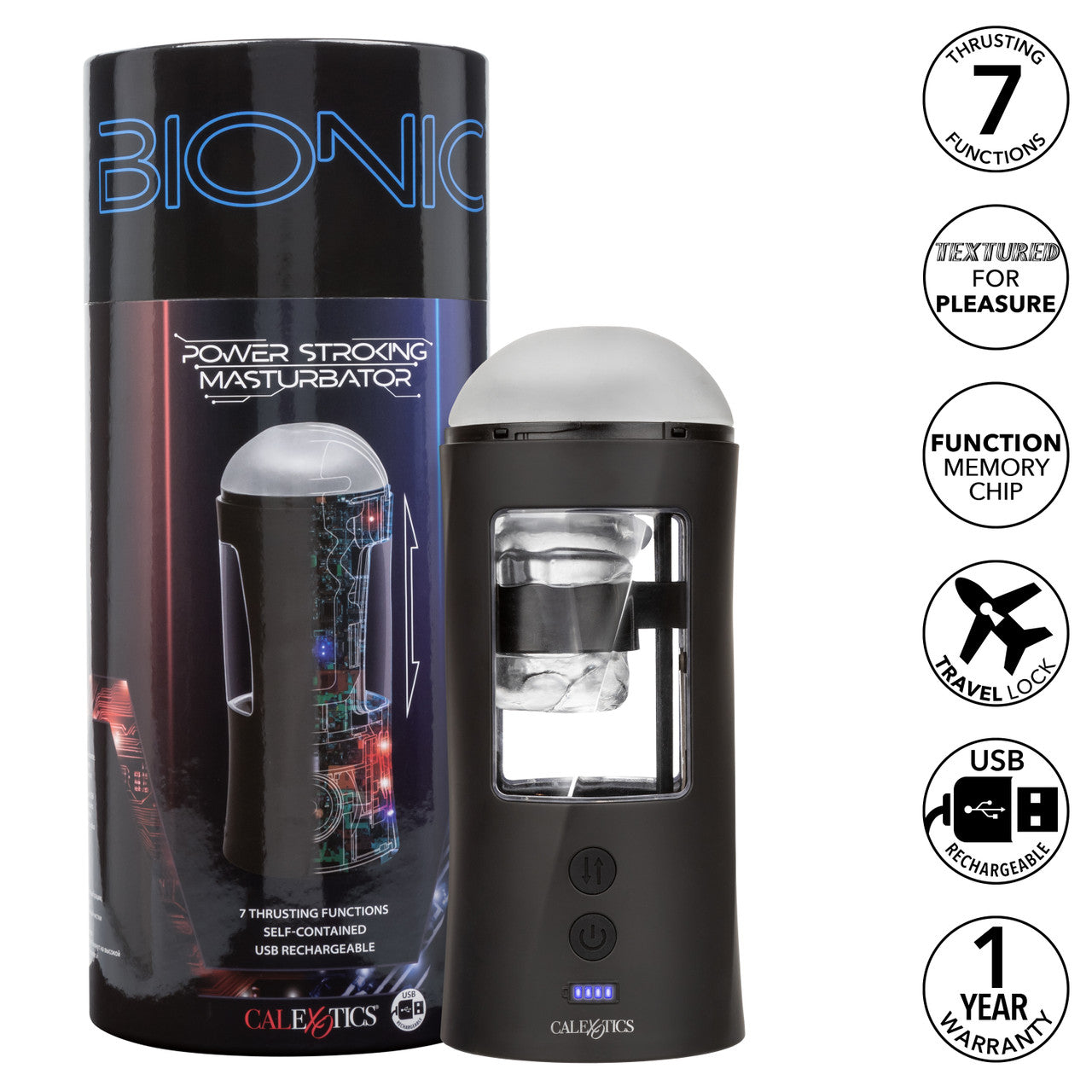 BIONIC POWER STROKING MASTURBATOR