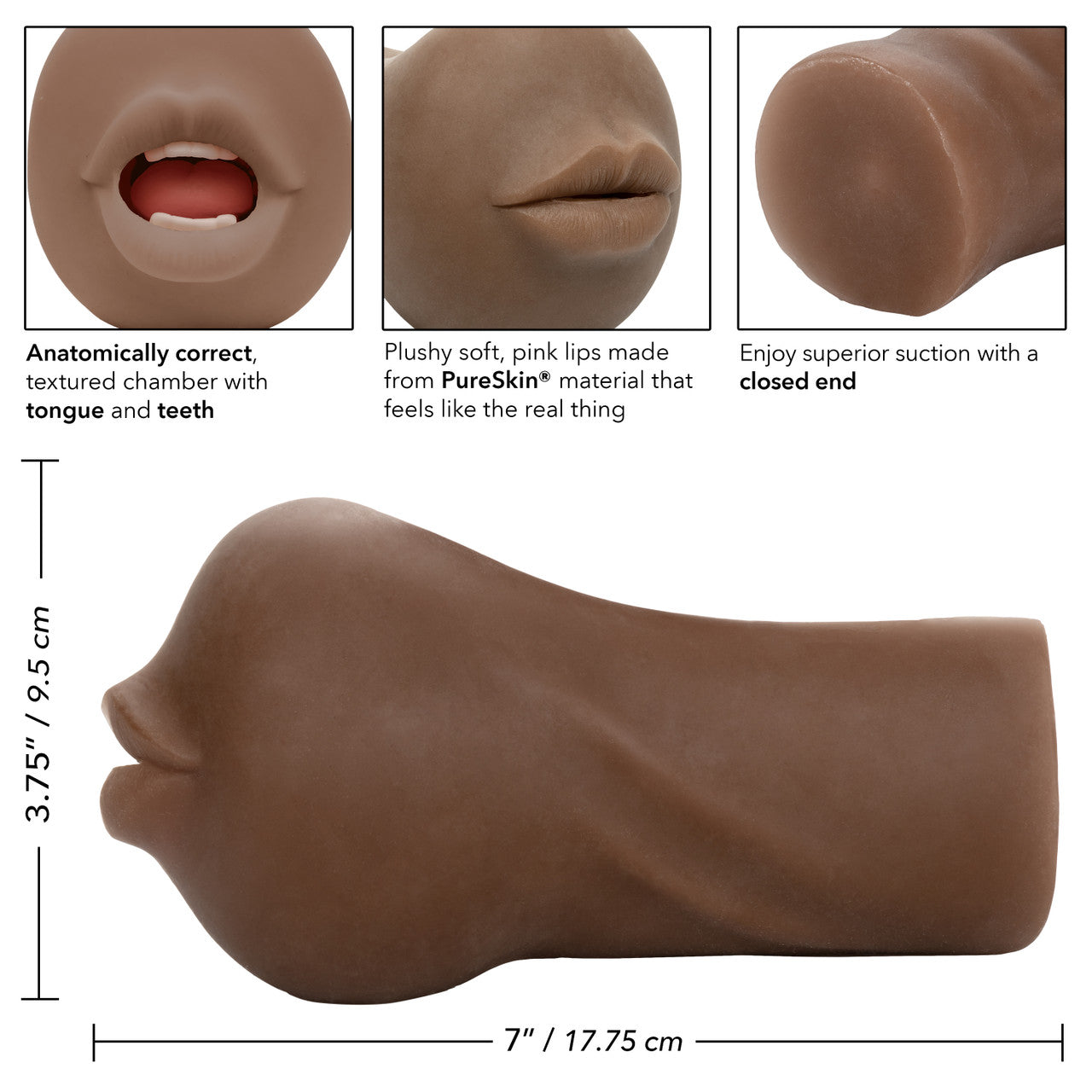 Stroke It Mouth – Brown
