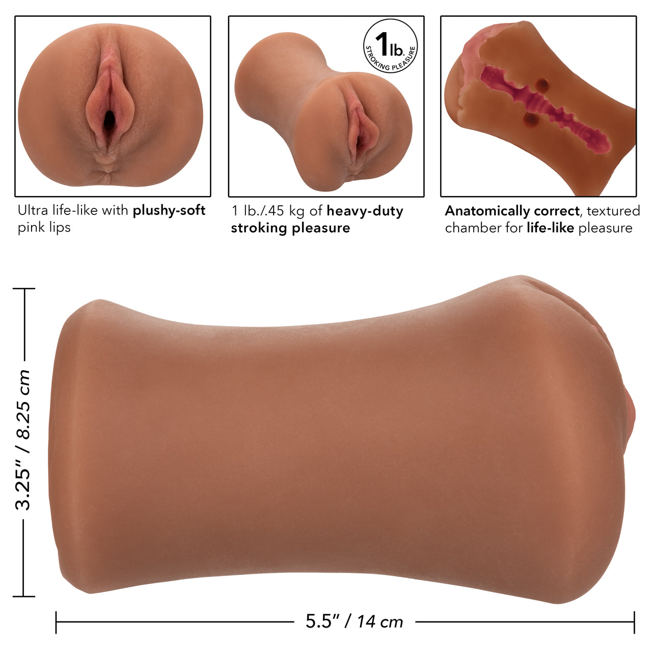Stroke It Tight Pussy – Brown