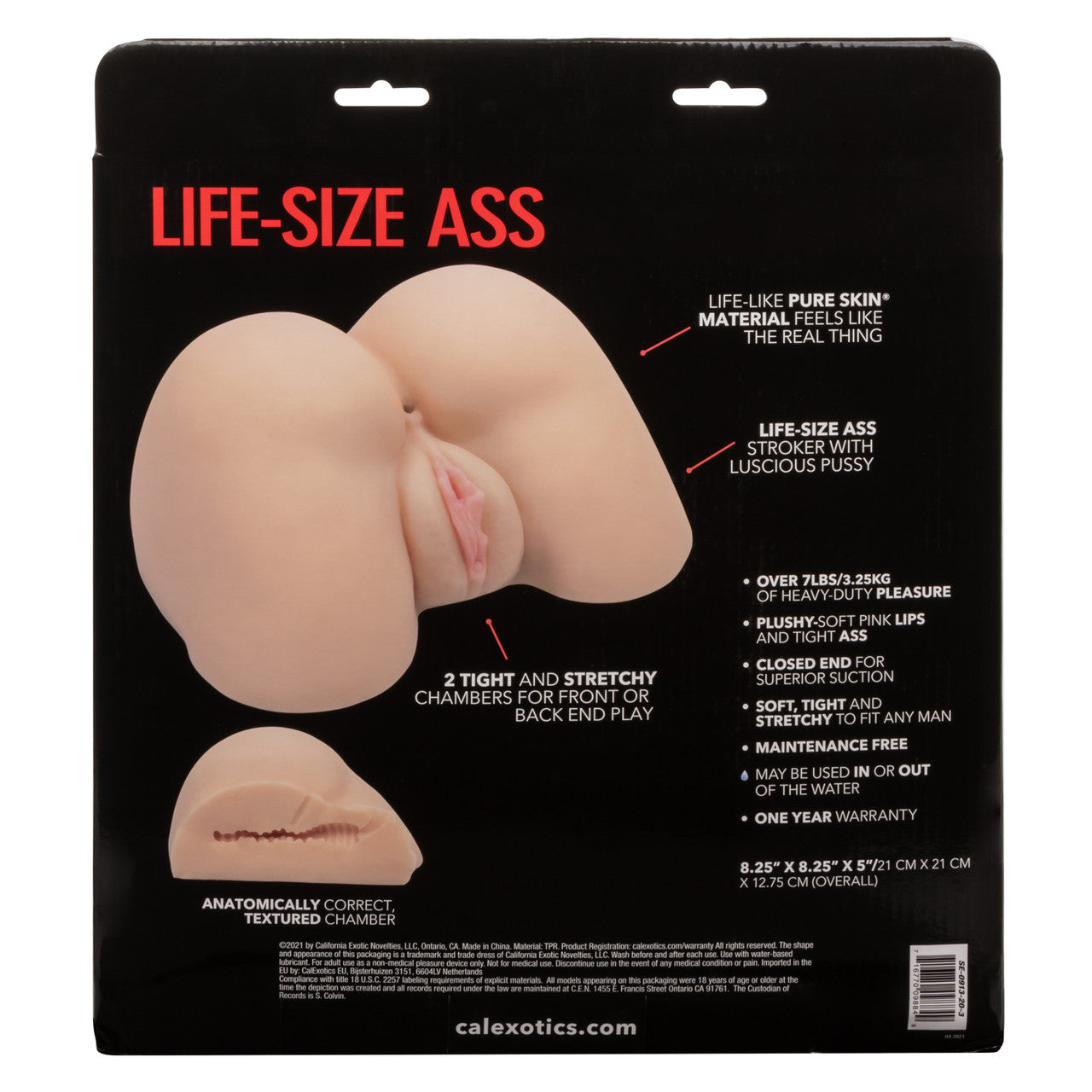 Stroke It Life-Size Ass – Ivory