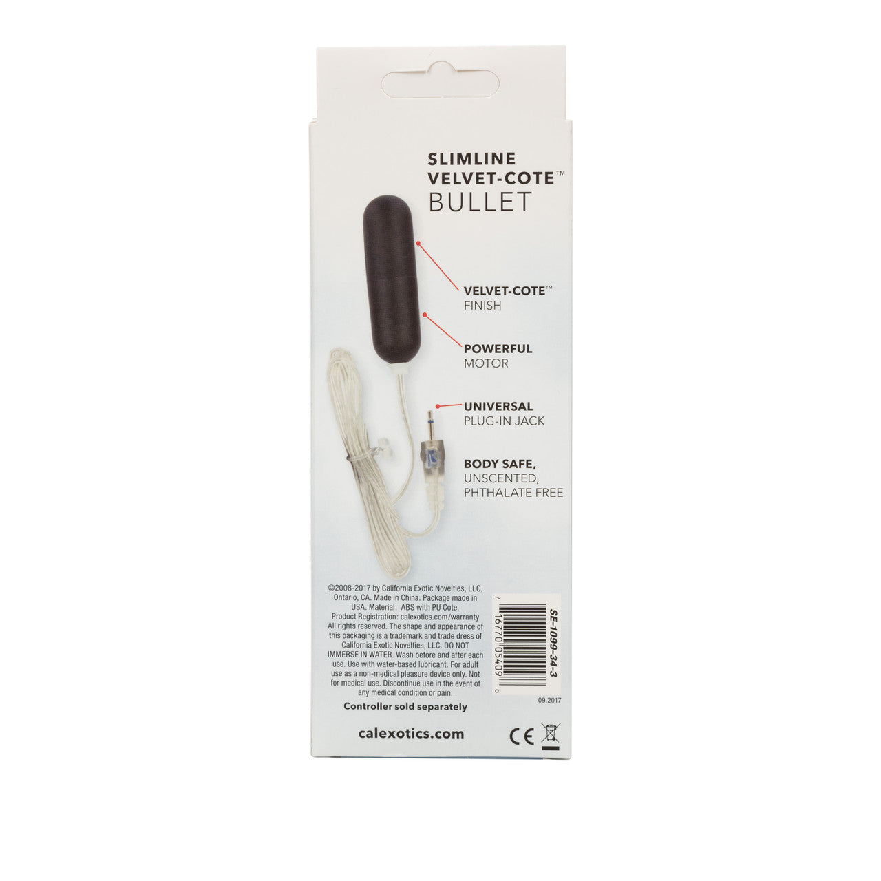 Sterling Velvet Slimline Bullet