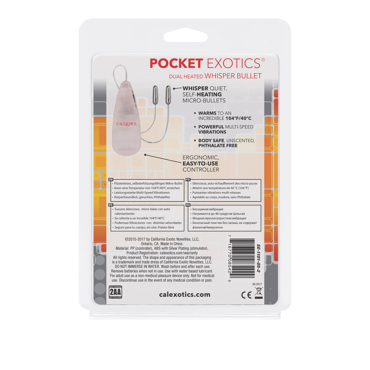 POCKET EXOTIC DUAL HEATED WHISPER BULLET