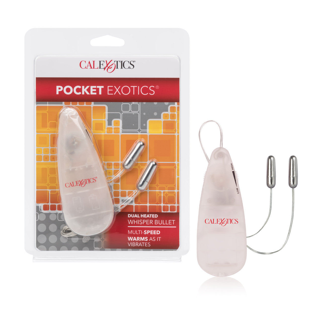 POCKET EXOTIC DUAL HEATED WHISPER BULLET
