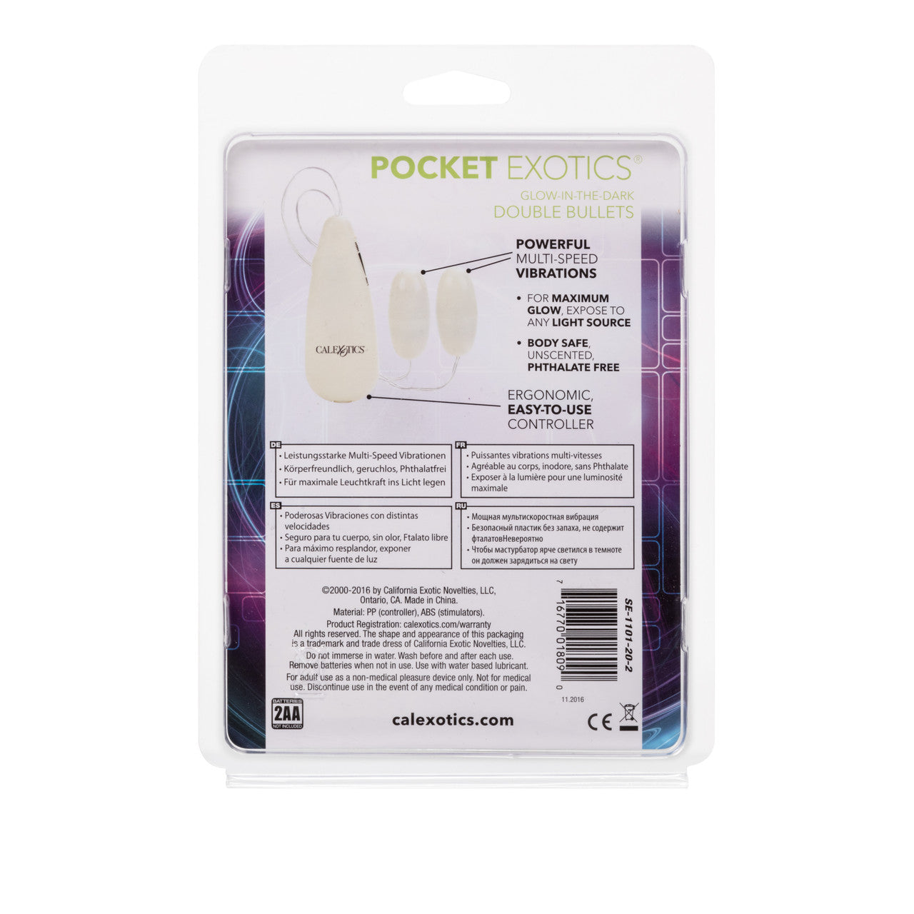 POCKET EXOTIC GLOW DBL BULLET