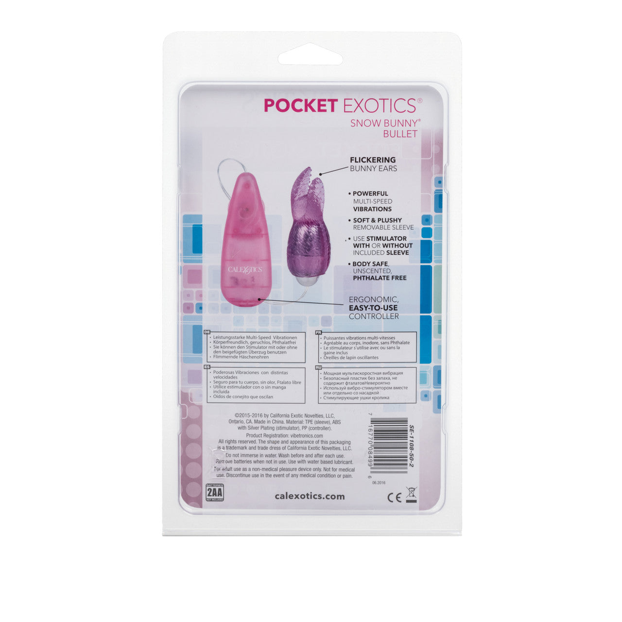 Pocket Exotic Snow Bunny Bullet – Pink