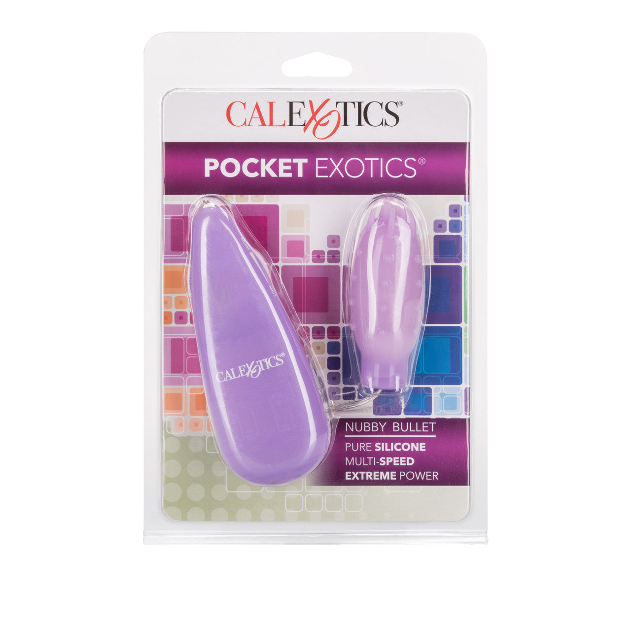 Silicone Slims Nubby Bullet – Purple