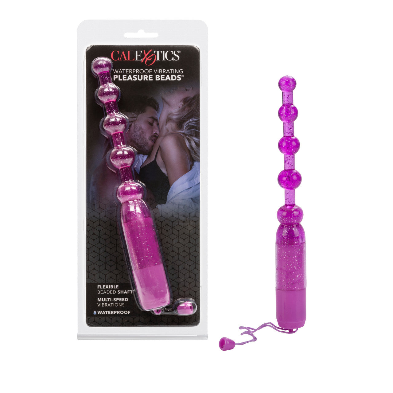 Pleasure Beads Vibrating with Waterproof Feature – Purple