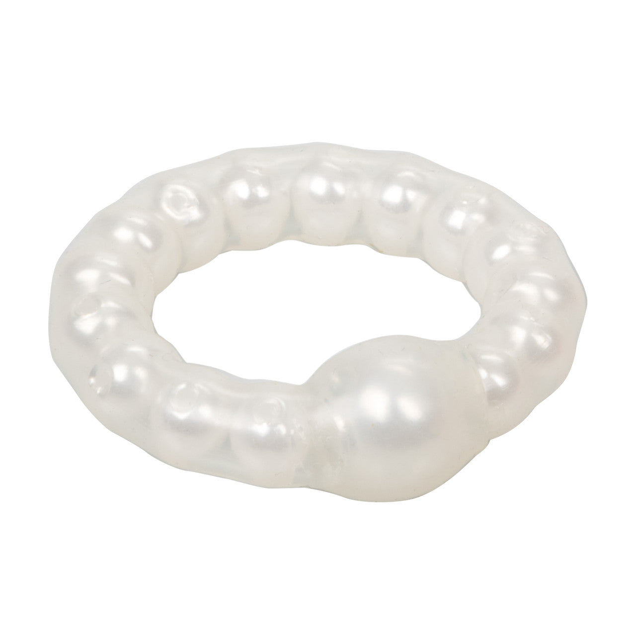 Pearl Bead Prolong Ring – White