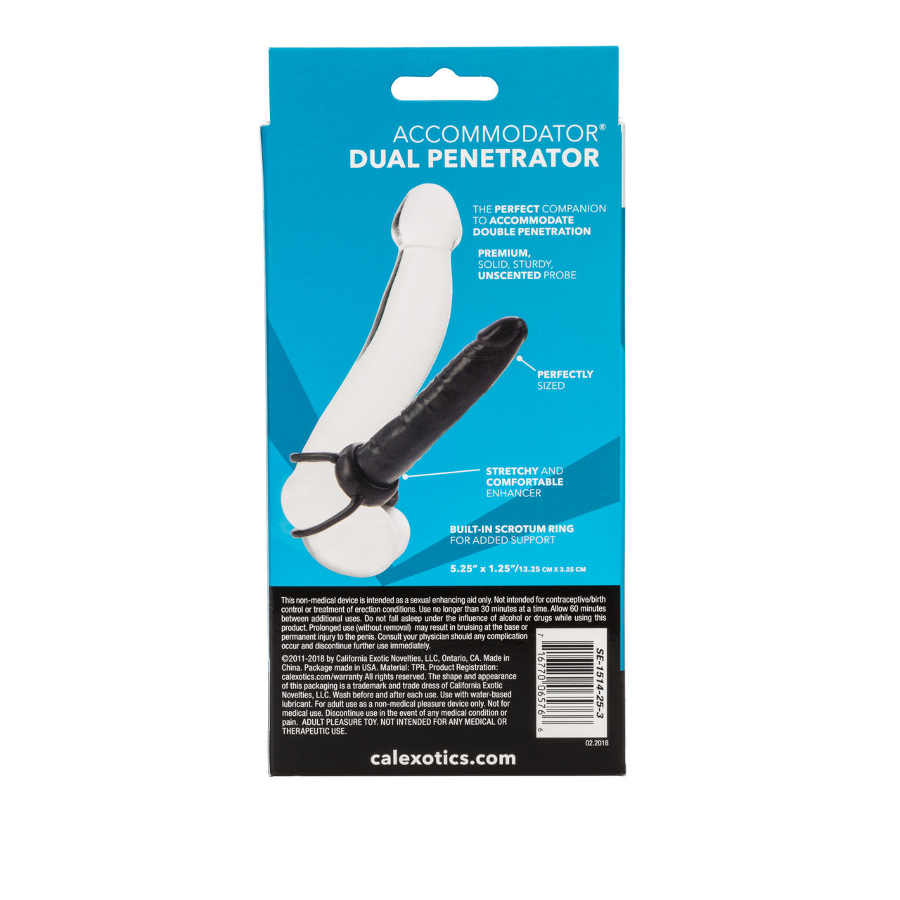 ACCOMODATOR DUAL PENETRATOR BLACK