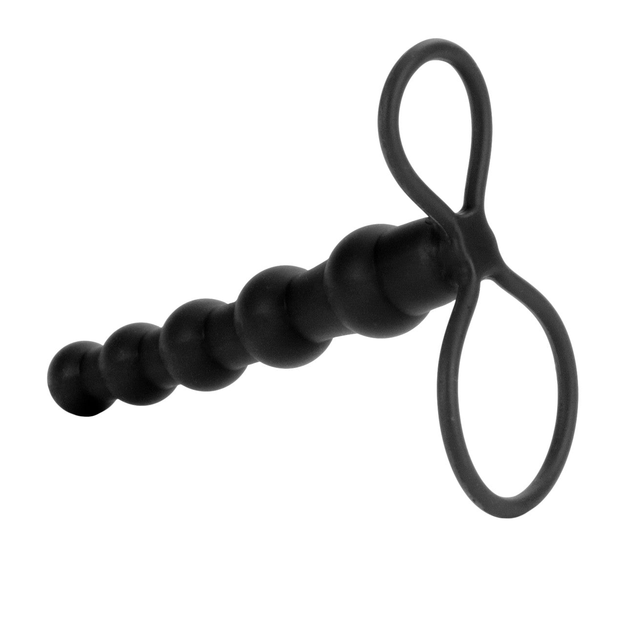LOVE RIDER BEADED DUAL PENETRATOR BLACK