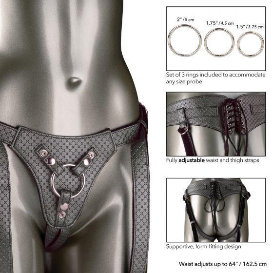 Her Royal Harness The Regal Queen – Pewter